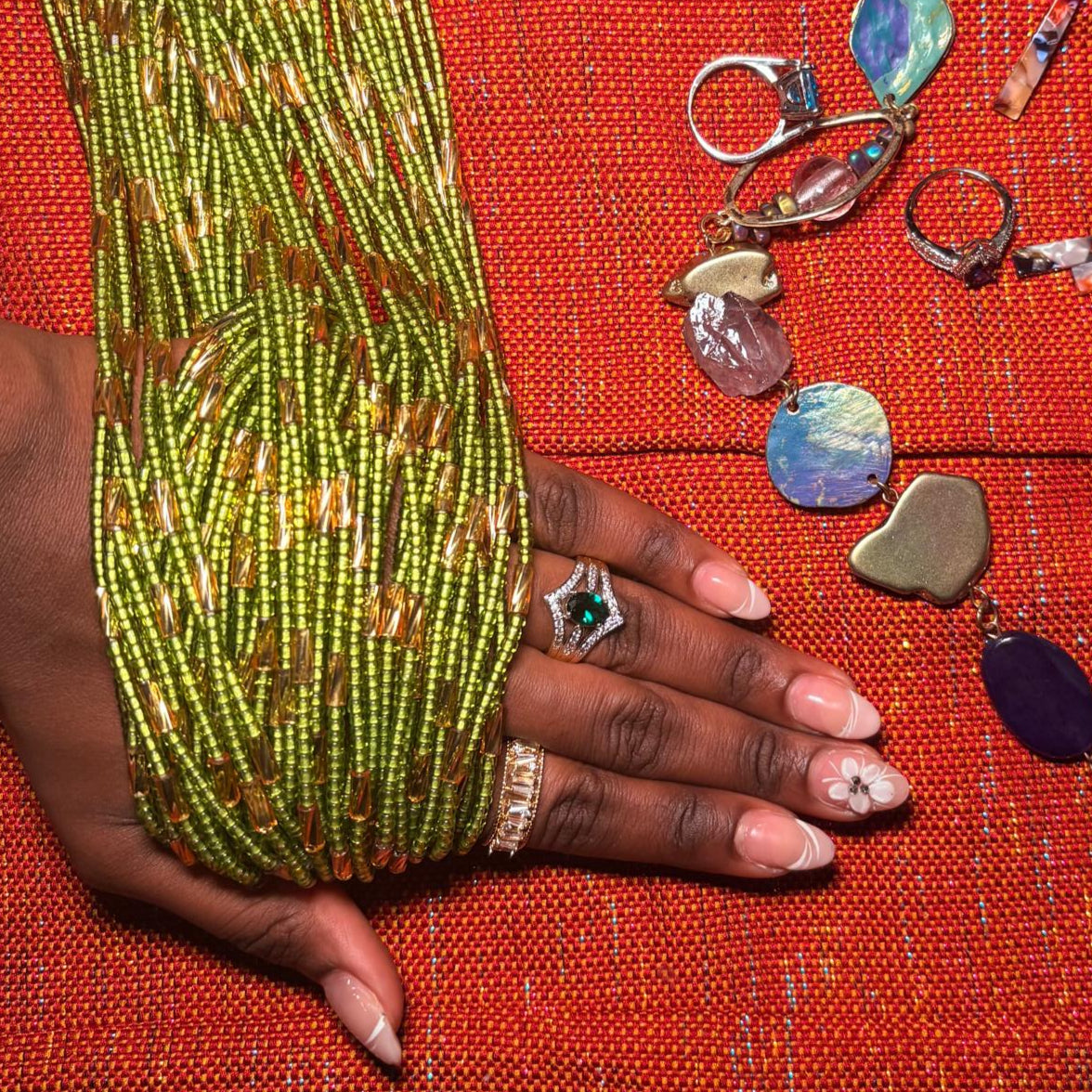 Waist Beads - Crystal Flow II