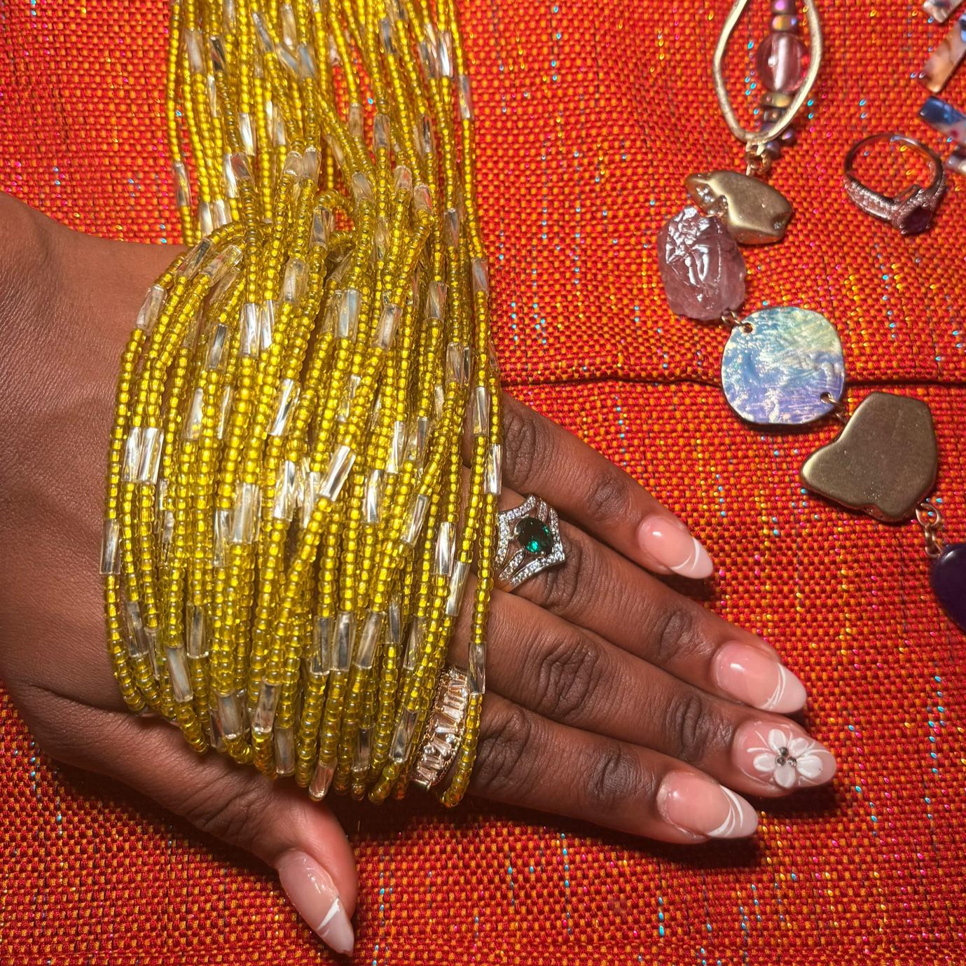 Waist Beads - Crystal Flow II