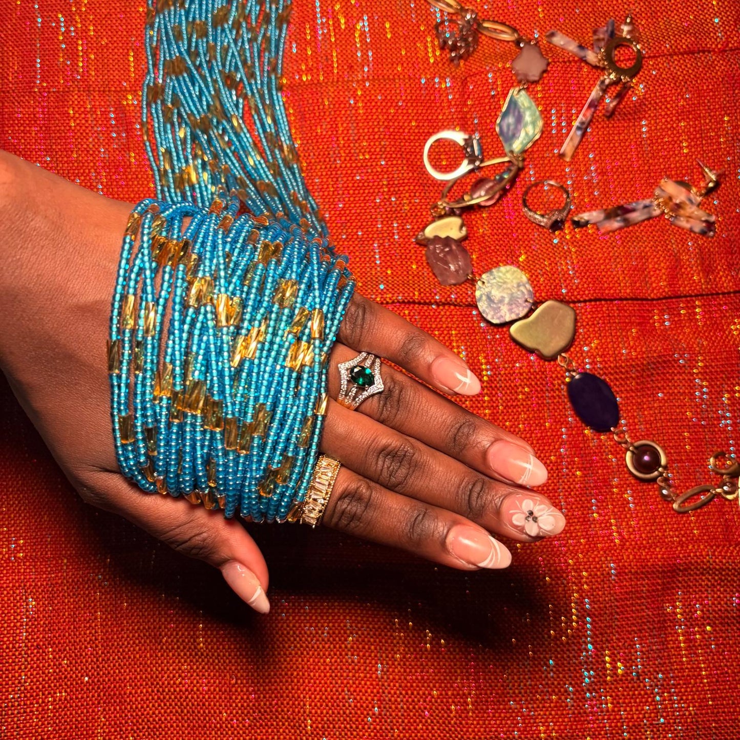 Waist Beads - Crystal Flow