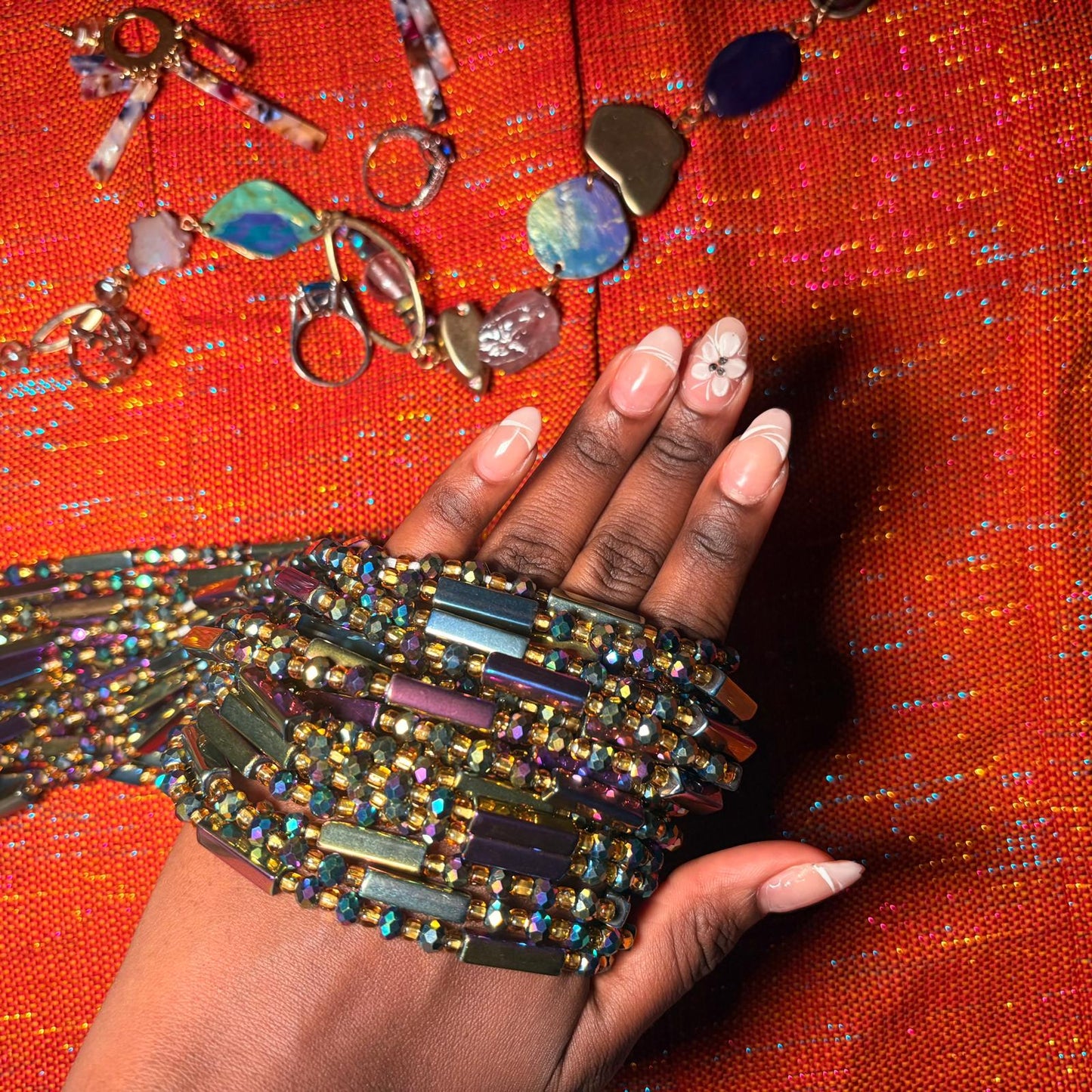 Waist Beads - African Luxe (Iridescent)