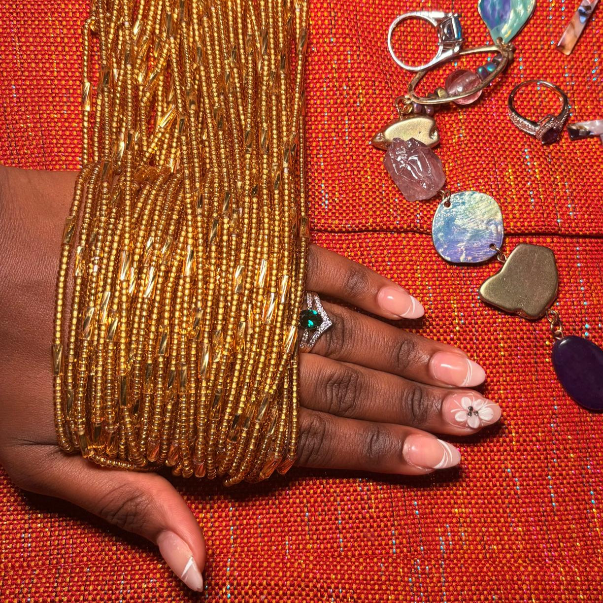 Waist Beads - Crystal Flow