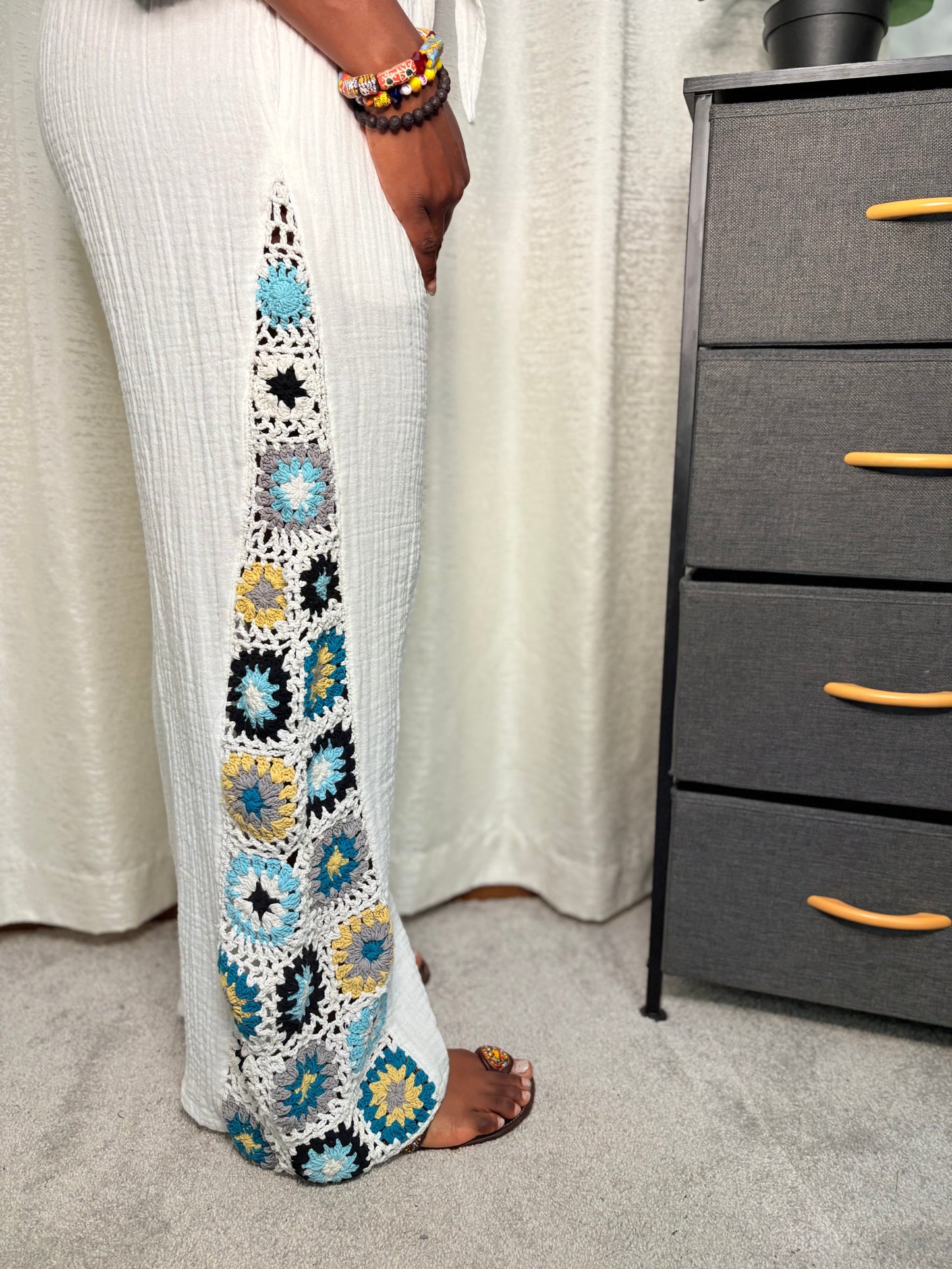 Sika Crochet Pants Set