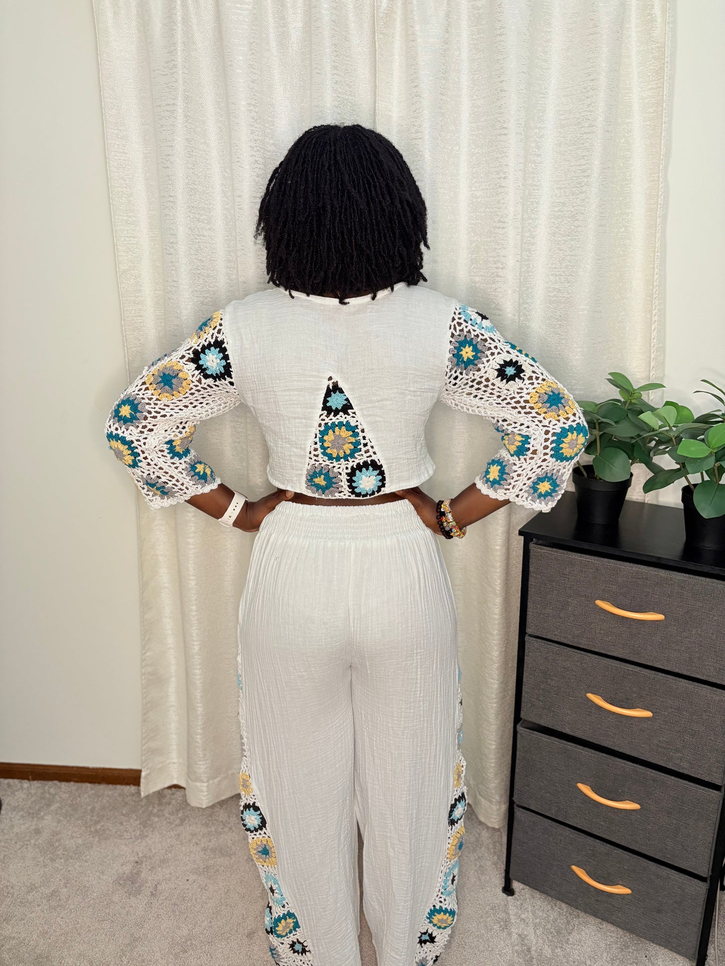 Sika Crochet Pants Set