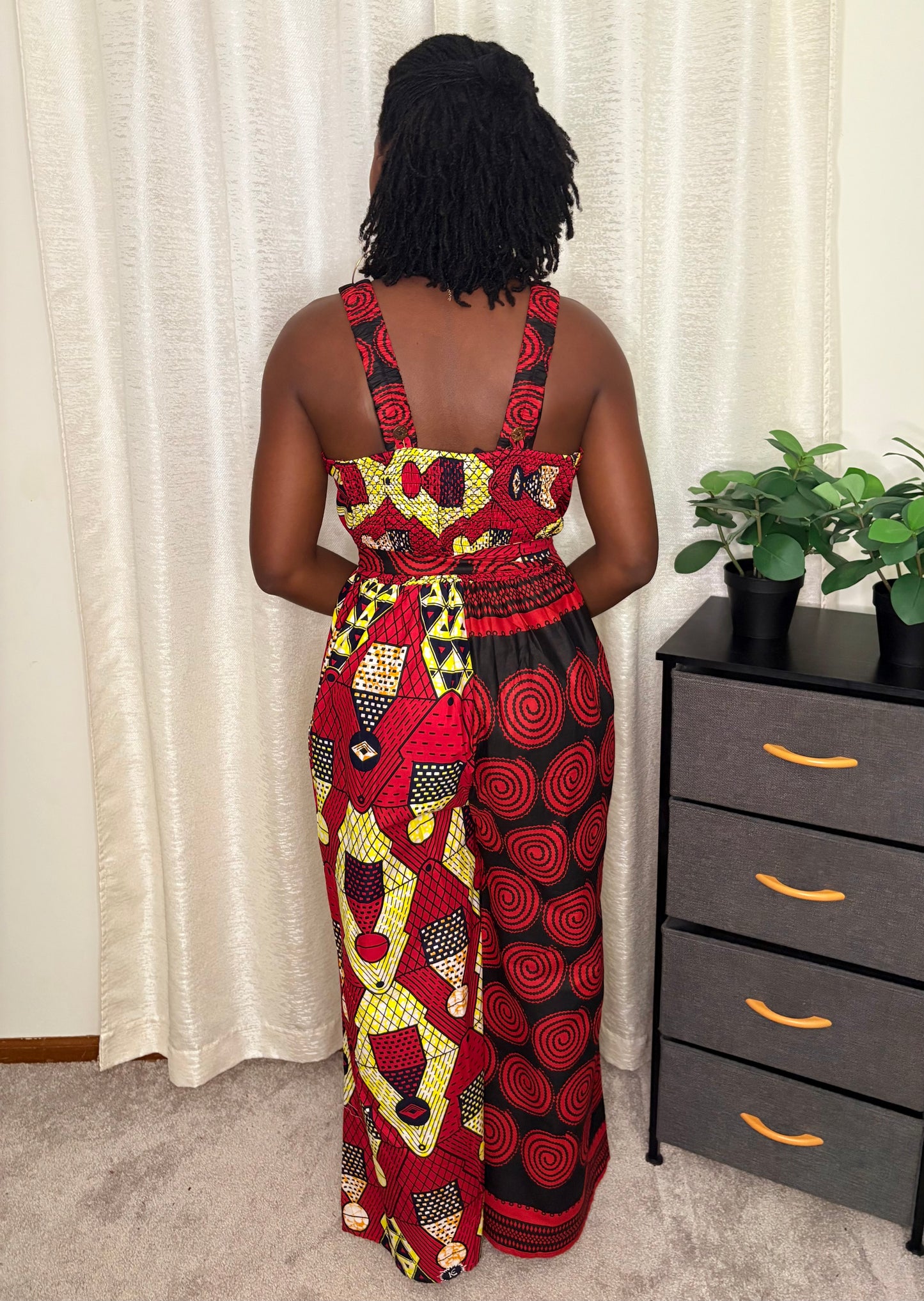 Obaa Chic Jumpsuit (Red)