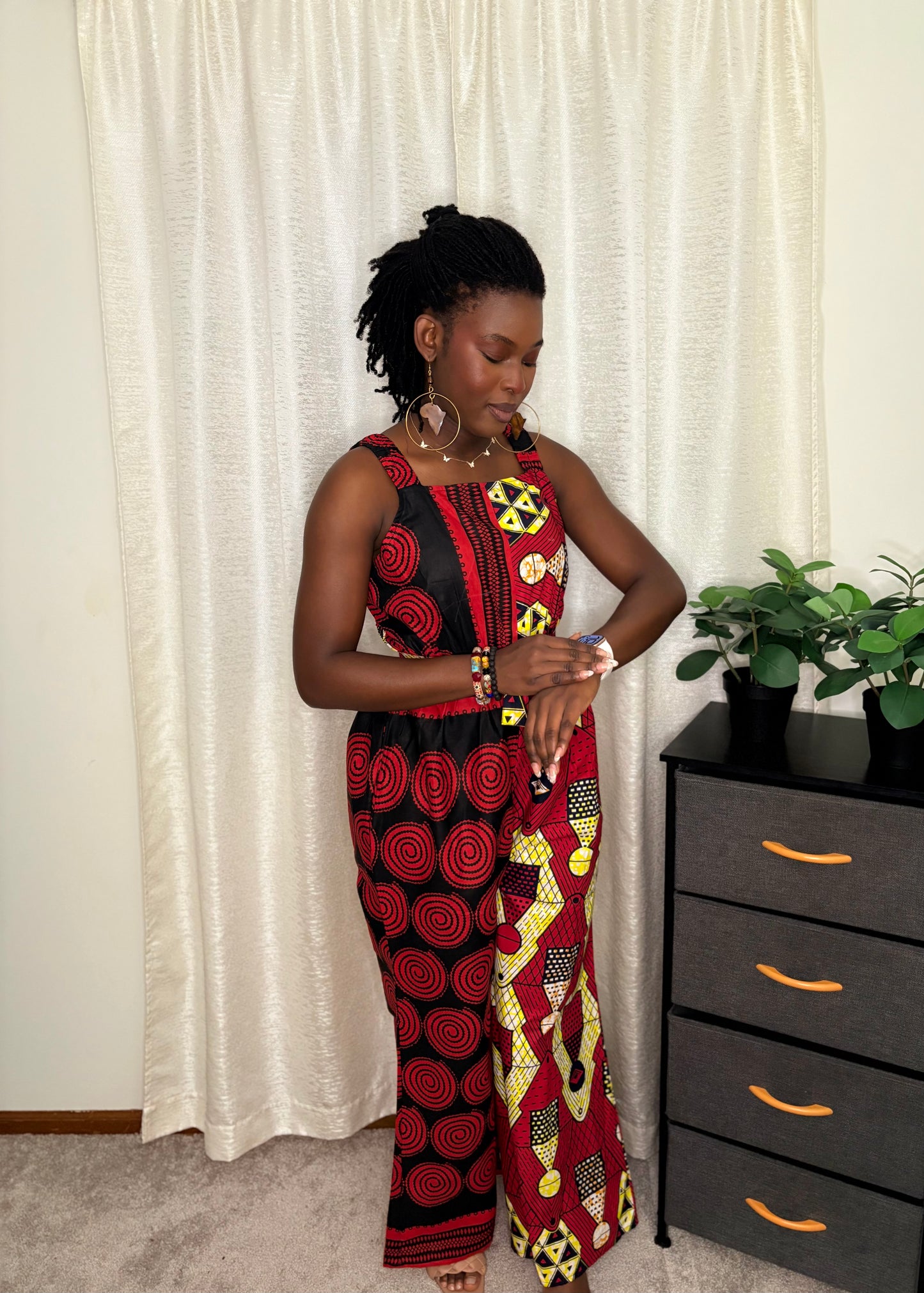 Obaa Chic Jumpsuit (Red)